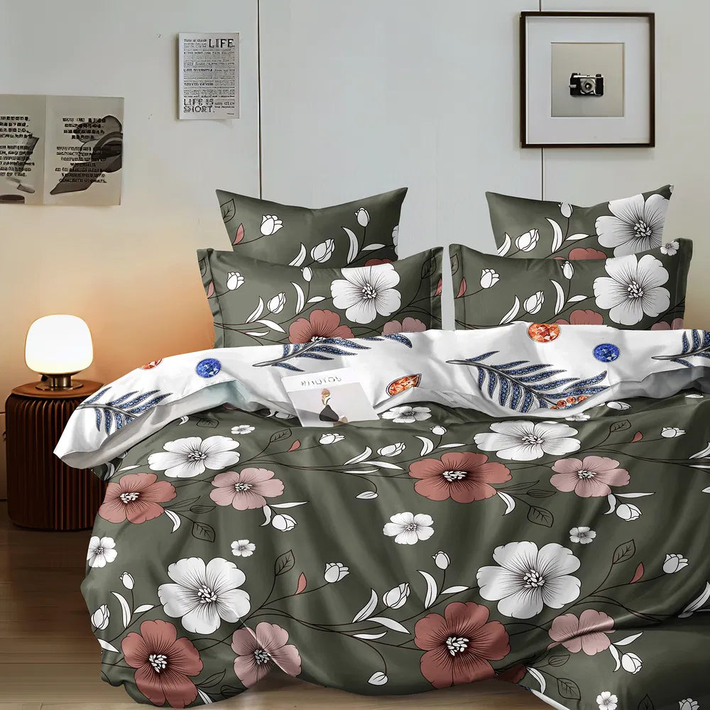 Microfiber duvet cover set, another color view