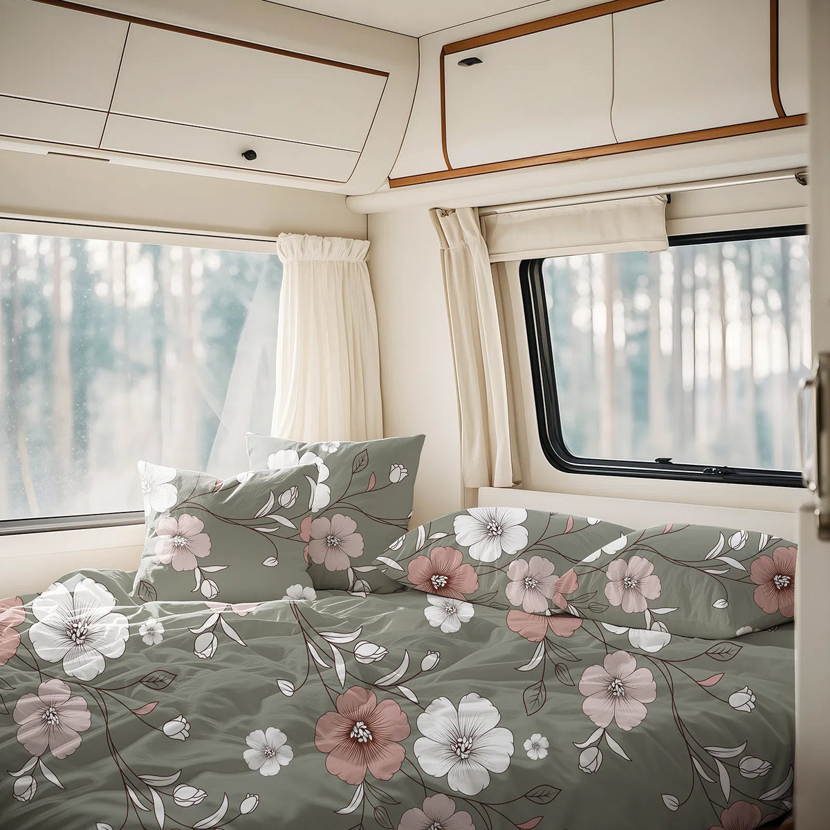 Duvet cover with 2 pillowcases and 2 shams